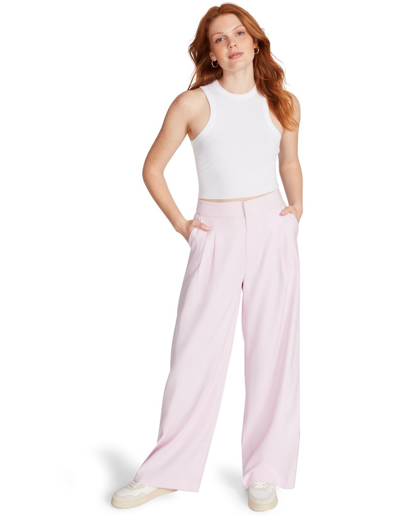 Pantalones Steve Madden Isabella Mujer Rosas | ES UI3S18